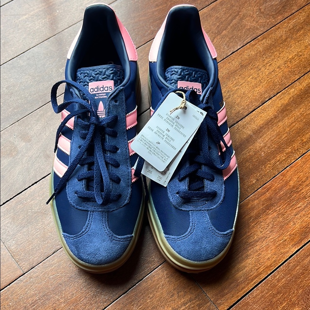 Adidas Blue and Pink Casual Sneakers